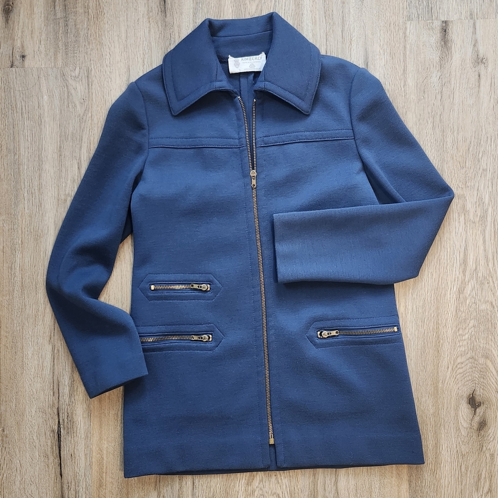 Kimberly 100% Virgin Wool Sweater Jacket Vintage